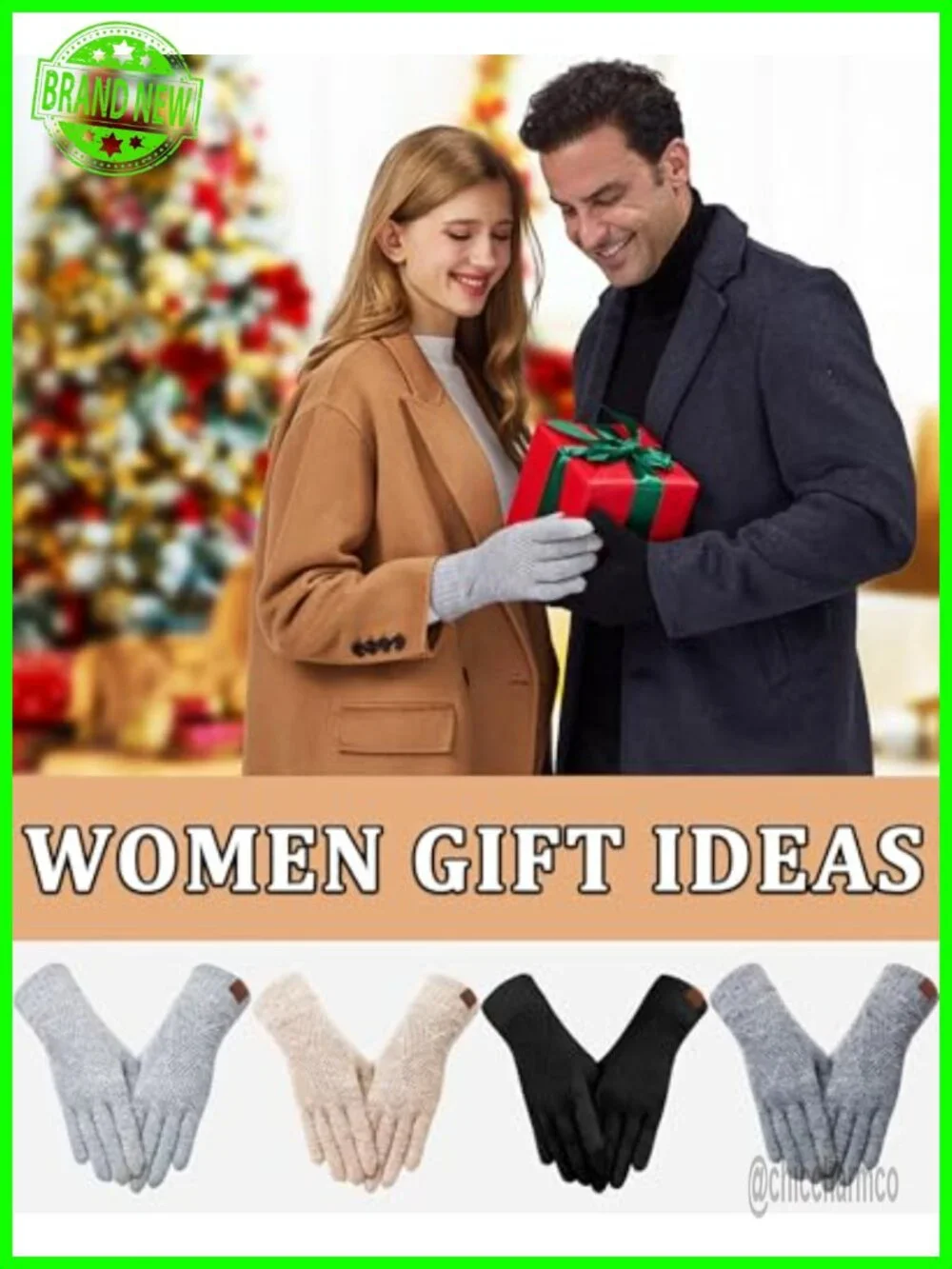 3 Pairs Thermal Winter Gloves Touch Screen for Cold Weather Driving Hiking